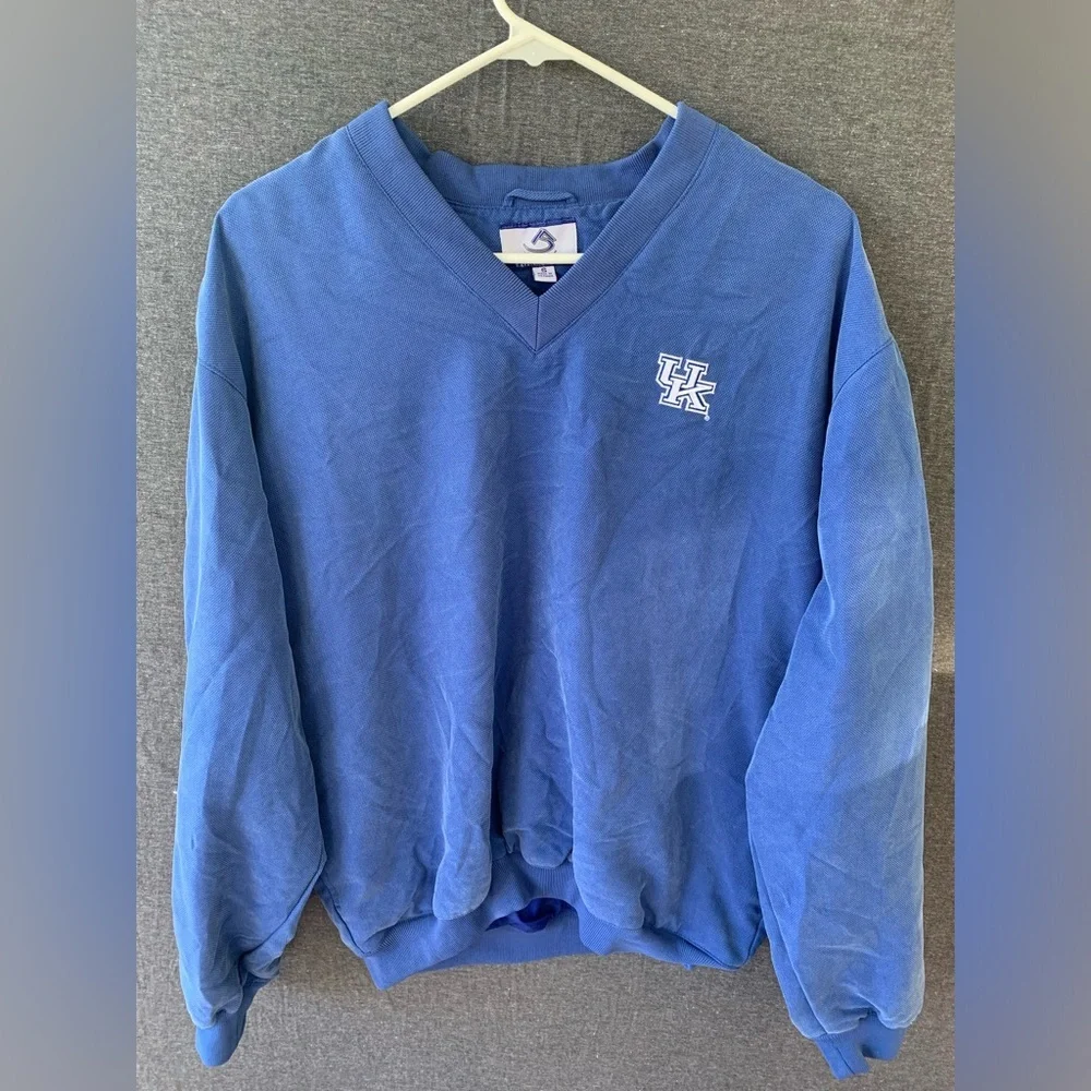 Vintage Y2K Pullover Windbreaker Kentucky Wildcats Golf Style Size Small UK BBN